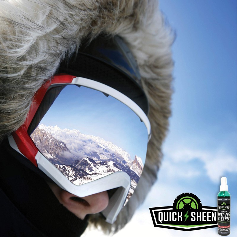 Quick Sheen Anti-Fog Spray for Glass, Windows, Glasses, Masks, Mirrors,
