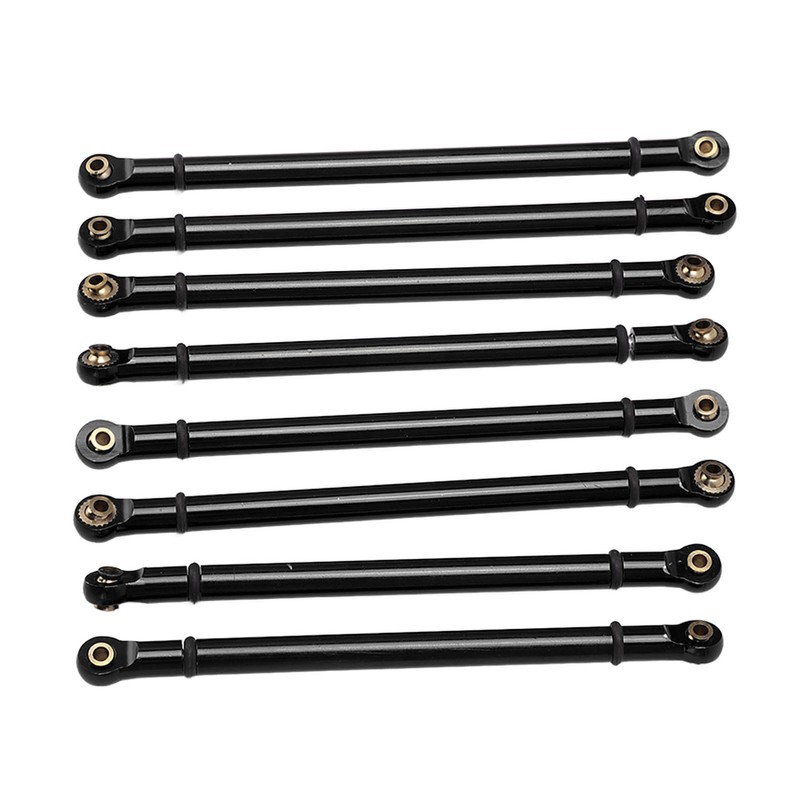 8pcs M3 Aluminum Alloy Link Rod Linkage Set for Axial