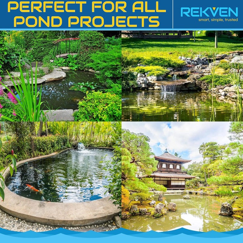 REKVEN 30Ft Butyl Seam Tape For Pond Liner Repair Heavy