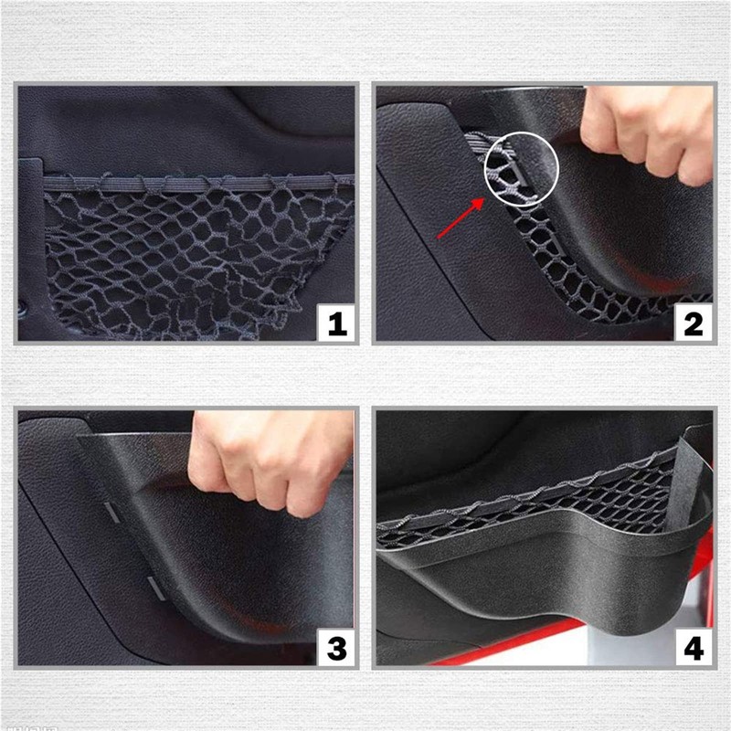 RULLINE Door Pocket Front Door Storage Pockets Organizer Box Compatible