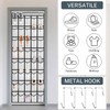 JUNXINSHUN 40 Large Mesh Pocket Over the Door Shoe Organizer,Hanging