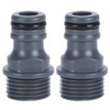 Tap Nipple Connector, 2 Pieces G1/2 Male Thread Quick Connection
