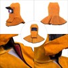 Cowhide Leather Welder Hood Auto Darkening Solar Filter Lens Welding
