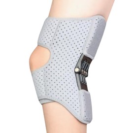 Adjustable Knee Brace for Women and Men - Hinged Knee Brace Provides Stability, Support & Compression to Painful Knee Joints - Neoprene Knee Support for Senior Citizen, Athletes (Grey)