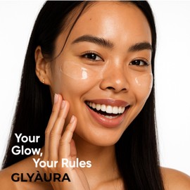 GLYÀURA Snail Mucin Cream & Collagen Face Cream – Lightweight Daily Moisturiser, Silky Hydrating Cream, 100 g Jar