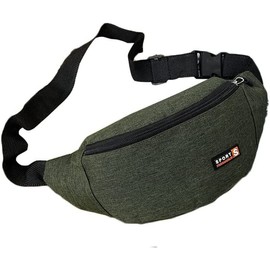 EZONEDEAL Fanny Packs for Women Men - Adjustable Crossbody Bag,Sling Bag - Belt Bag for Women Multiple Compartments Waterproof Waist Bag Chest Bag,Waist Pack for Camping,Travel Outdoor (Dark Green)