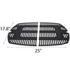 Votenli C764F(2-Pack) 25 x 17.8 inches Cast Iron Cooking Grid