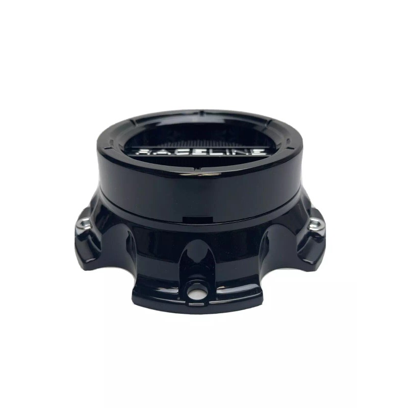 Raceline Gloss Black 5 Lug Wheel Center Cap C318L136S 6HX135