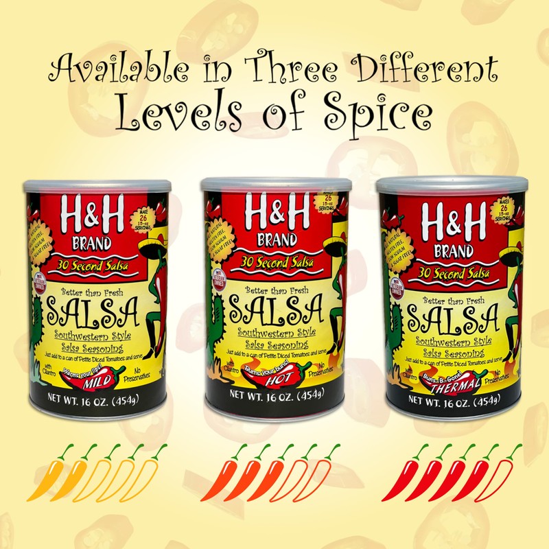 30 Second Salsa Seasoning Mix - Mild, (16-oz. Can Makes