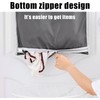2-Pack Durable Hanging Laundry Hamper Bag Behind Door Space Saving