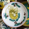 Stylish Kutani Ware Dish, Specialty, Bean Plate, Old Kutani Color
