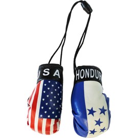 Flagline USA and Honduras - Mini Boxing Gloves