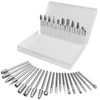 20-Piece Carbide Burr Bits Set - 1/8'' Shank for Dremel,