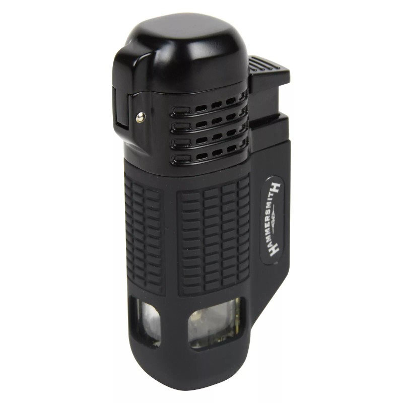 Hammersmith Work Horse Quad-Flame Torch Lighter- Black