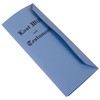 Exhibitindexes® Blue Will Cover - Heavy Card Stock Scored for