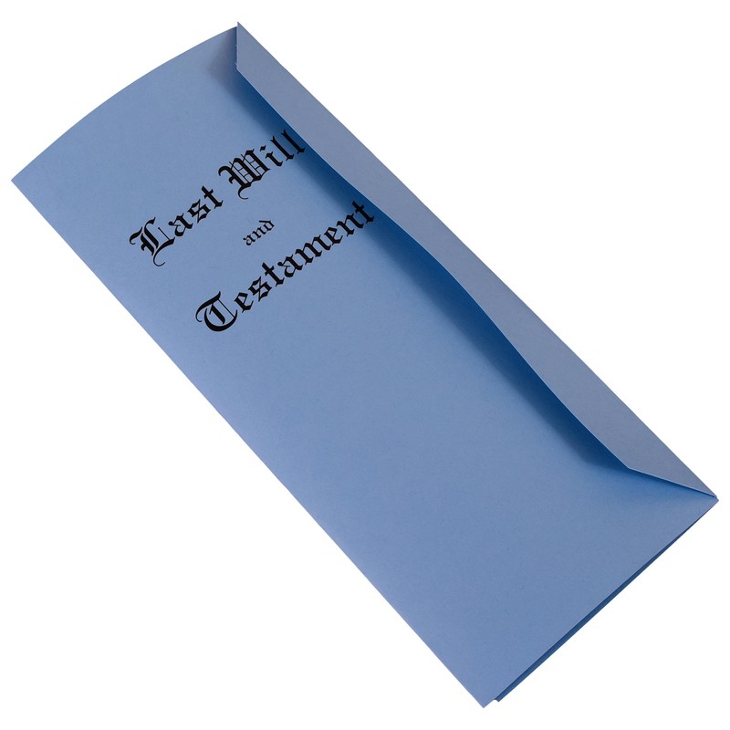 Exhibitindexes® Blue Will Cover - Heavy Card Stock Scored for