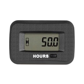 Runleader Digital Maintenance Hours Counter,Volt. 5V to 277V for Small Gas Engine,Works on Garden Tractor Golf Cart Forklift Scrubber Machine Generator Compressor Dirt Bike Motorcycle Snowmobile