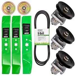 8TEN Deck Rebuild Kit for MTD Yard Man 46 inch 13AP605H755 Lawn Tractor Blade Spindle Belt Idler