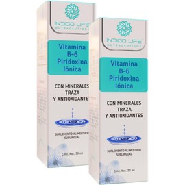 Vitamina B6 Sublingual Doble Pack INDIGO LIFE NUTRACEUTICOS - Soporte Energético y Nutricional