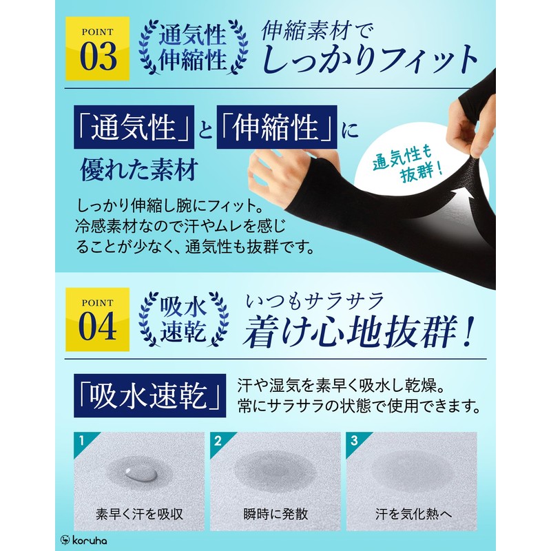 koruha (Supervised by a Dermatologist x Skin The) Arm Cover,