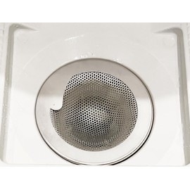 Just Place the LuPaL SUS304 Stainless Steel Hair Catcher, Approx. 4.0 inches (102 mm), For Unit Baths, Made in Japan