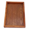 Rectangular Wooden Tea Container Serving Table Plate Snack Food Storage