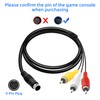 Mcbazel AV Cable for Genesis 2 3, 1.8M/6FT RCA Composite