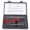 Thread Repair Kit, 17Pcs M10x1.25 Helicoil Thread Repair Tool Kit