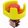 mxuteuk Anti-Misoperation Emergency Stop Push Button Switch Station Box Red