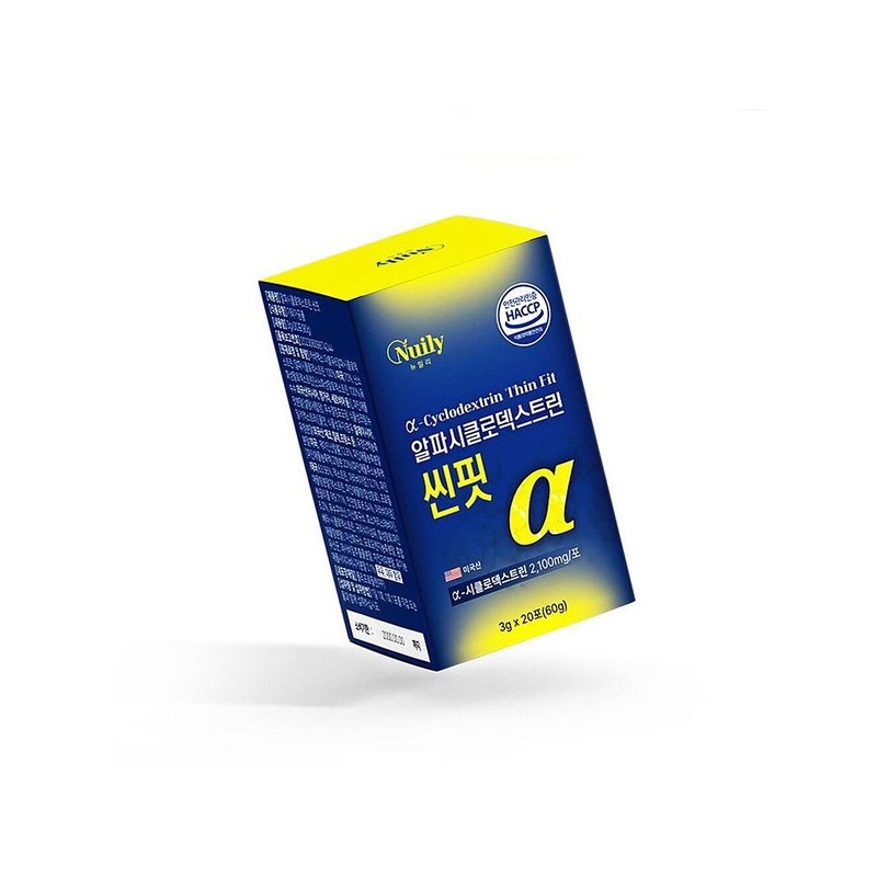 뉴일리 알파시클로덱스트린 씬핏 알파CD 알파시디 20포 Newilly Alpha Cyclodextrin Thin