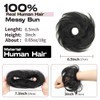 ISHEENY Messy Bun Hair Piece Hair Scrunchies Thick Curly Wavy