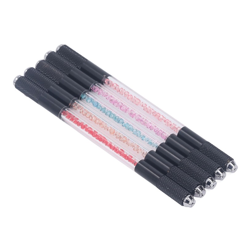 5pcs Microblading Hand Tools Professional Dual Head Manual Tattoo Pen