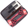 Kit Tijeras Profesionales Estilista Barbero Peluquero Purple Dragon 5.5 pulgadas