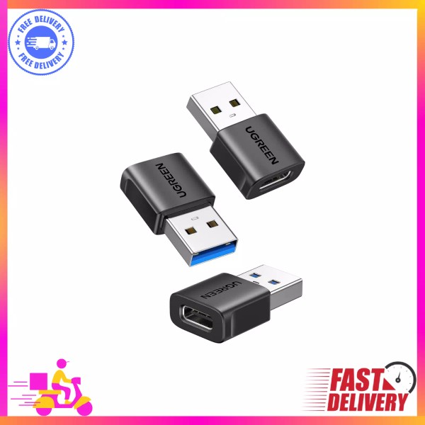 Universal "UGREEN USB to USB-C Adapter 3Pack, 10Gbps Type C