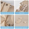 Dufu Shower Curtain 180 x 200 Beige Waterproof Polyester Bath,
