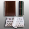 Prophila 16 White Pages A4 Stamp Pocket Book Brown Cover