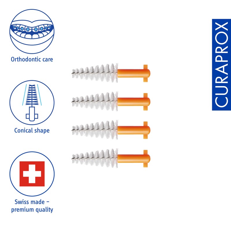 Curaprox CPS 14 Ortho Refill 4x Orange