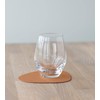 LindDNA Curve 991399 Coaster Recycled Leather in Stained Nature Colour