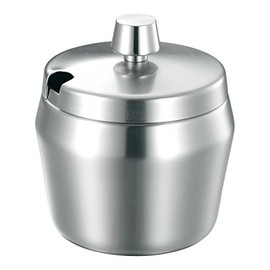 Puppy Mark Elm Notebook Sugar Pot, Steel, Service for 5