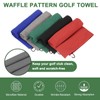 PATIKIL 16"x16" Microfiber Golf Towel, 3 Pack Tri-Fold Golf Towels