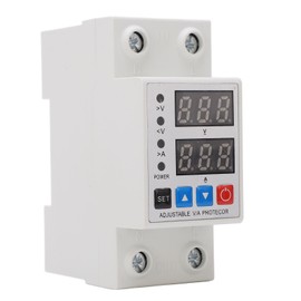 Over Under Voltage Protective Device Adjusting Dual Display Overcurrent Overload Arrester 40A 240V‑300V