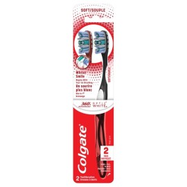 Colgate 360 Advanced Whitening Toothbrush Soft 2 EA