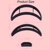 5Pcs Black styling coiler set Bump it Volume Hair hair