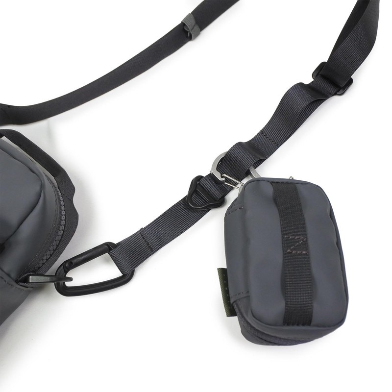 CIE GRID-3 SHOULDER BAG-04 Black, Lightweight, Waterproof Material, Made in