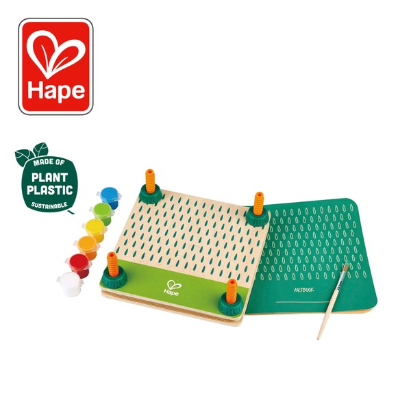 Hape DIY Flower Press Art Kit| Wooden & Plant Plastic Art Flower Press for Children Ages 5 & Up