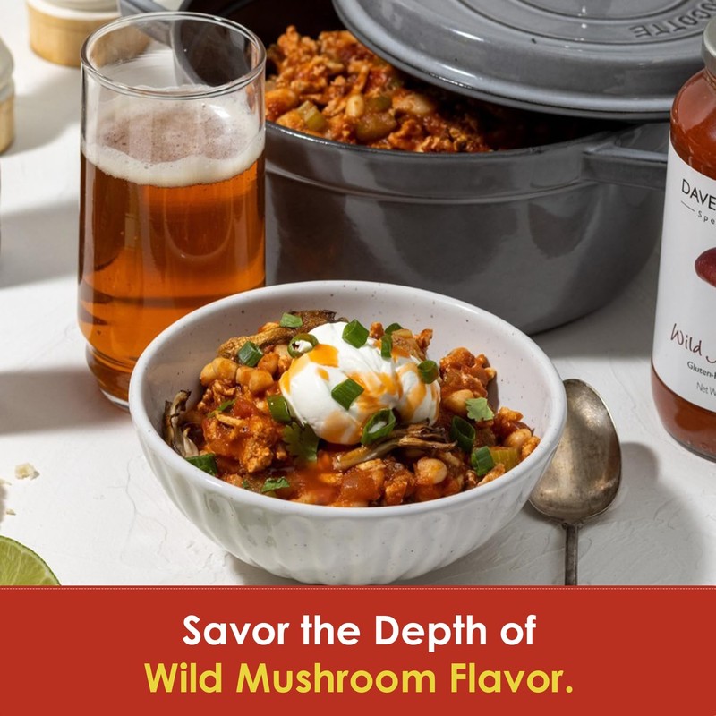 Dave's Gourmet Wild Mushroom Pasta Sauce - Savory Tomato &