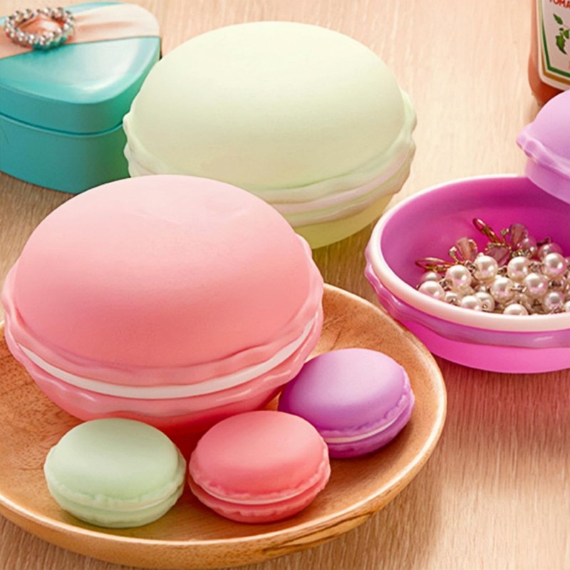 HAN SHENG - 4 cajas de almacenamiento de macaron gigante