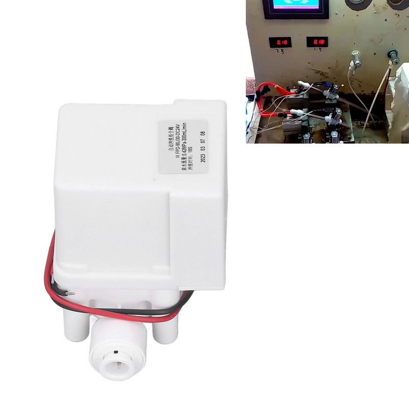 1/4 Inch PE Pipe Electric Solenoid Valve DC 24V Diaphragm