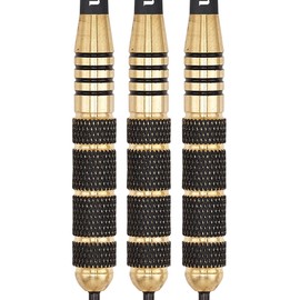 UNICORN Darts Set | Core Plus Black Brass Barrels|Style 2| Steel Tip | 23 g