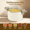 GOTHAM STEEL 5 Qt Ceramic Stock Pot Multipurpose Pasta Pot